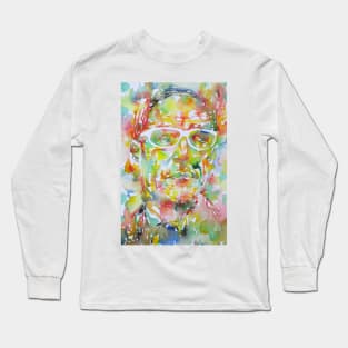 WILLIAM S. BURROUGHS watercolor portrait .3 Long Sleeve T-Shirt